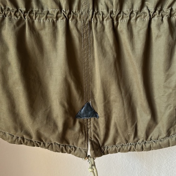 ZARA TRAFALUC Olive Green Faux Fur Outerwear Jacket - Picture 8 of 9